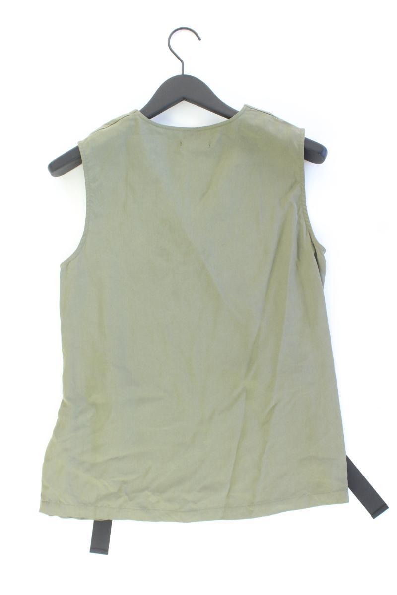 Reserved Ärmellose Bluse Gr. 38 olivgrün aus Lyocell
