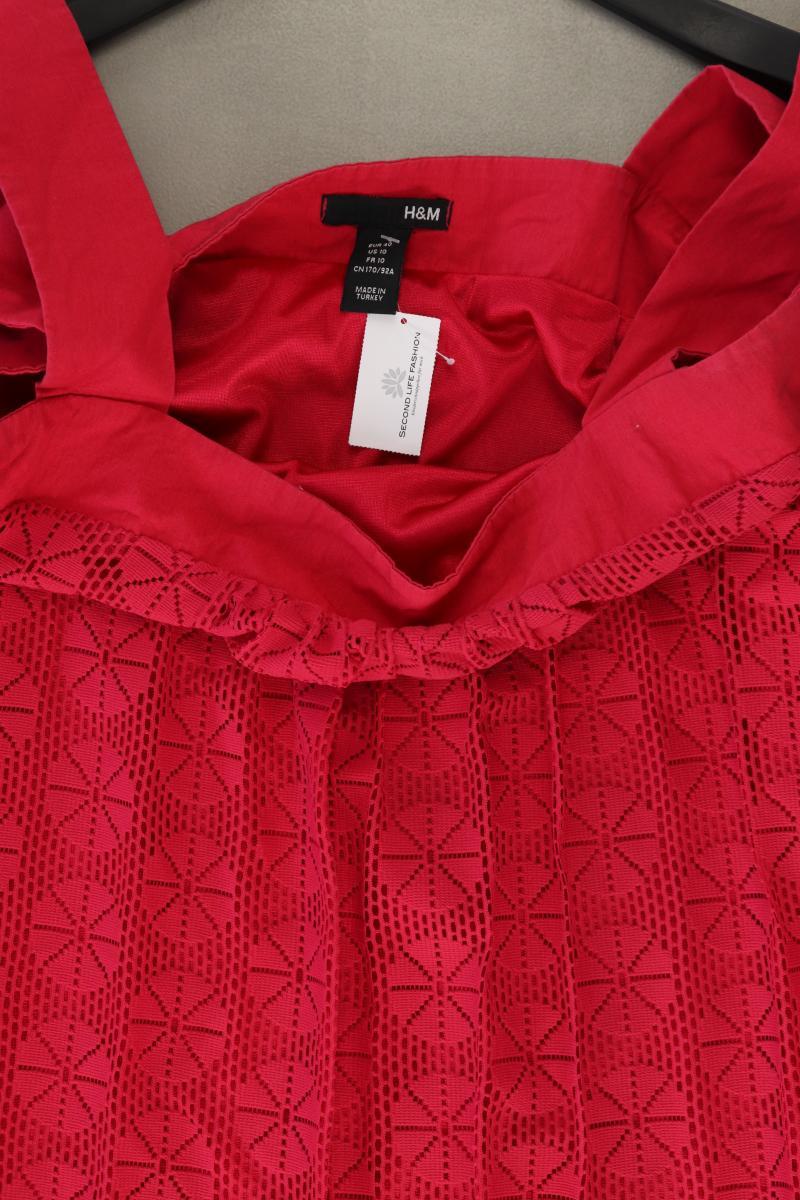 H&M Trägerkleid Gr. 40 pink aus Polyamid