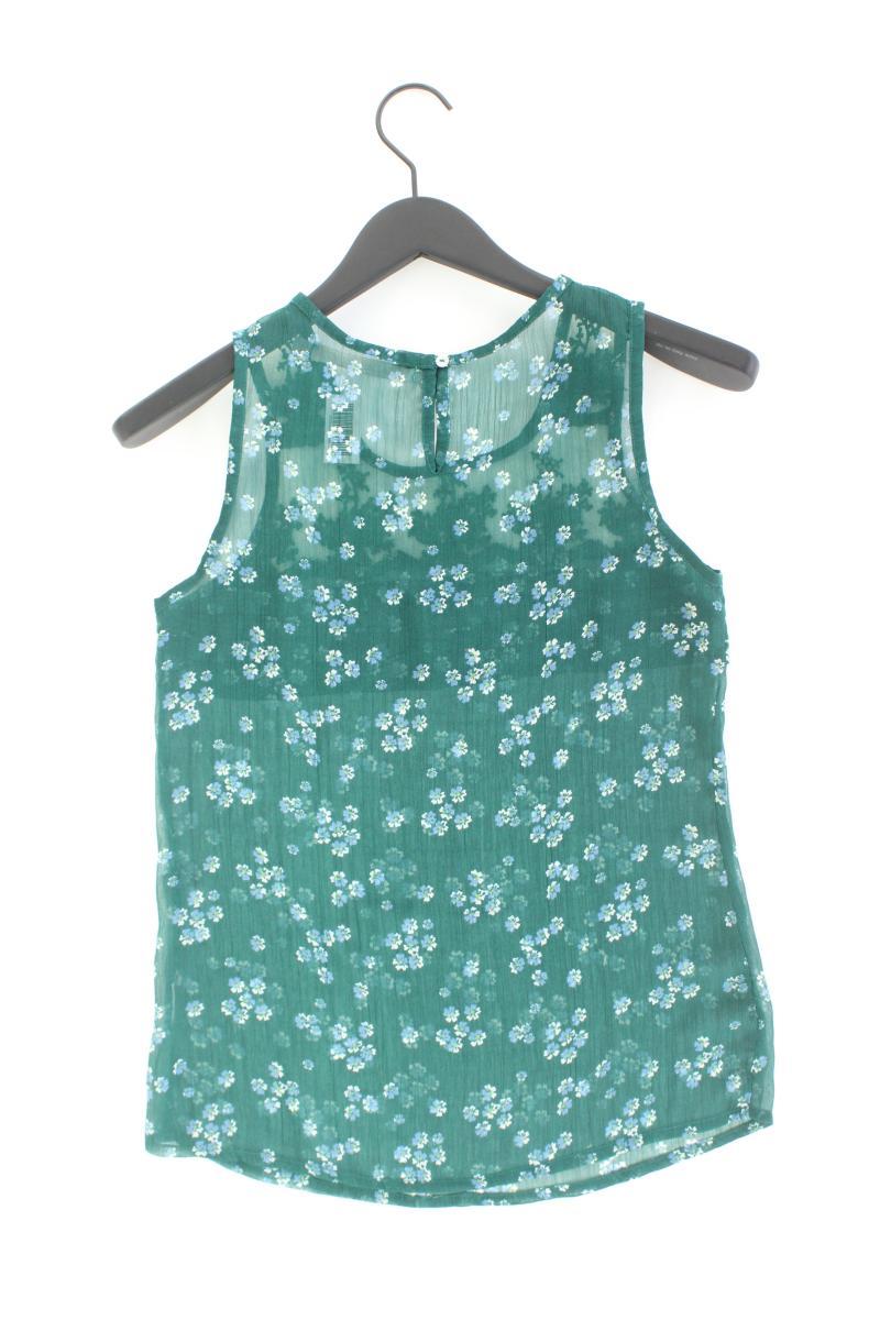 Sfera Ärmellose Bluse Gr. S mit Blumenmuster grün