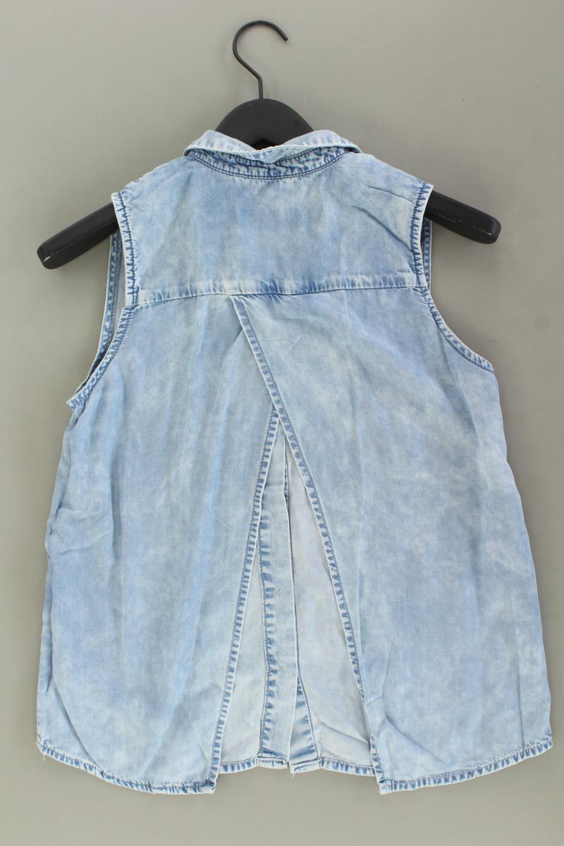 LTB Jeansbluse Gr. S Ärmellos blau