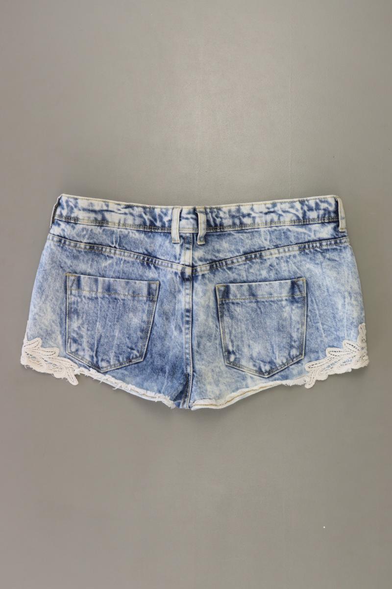 Denim&Co. Shorts Gr. 36 blau aus Baumwolle