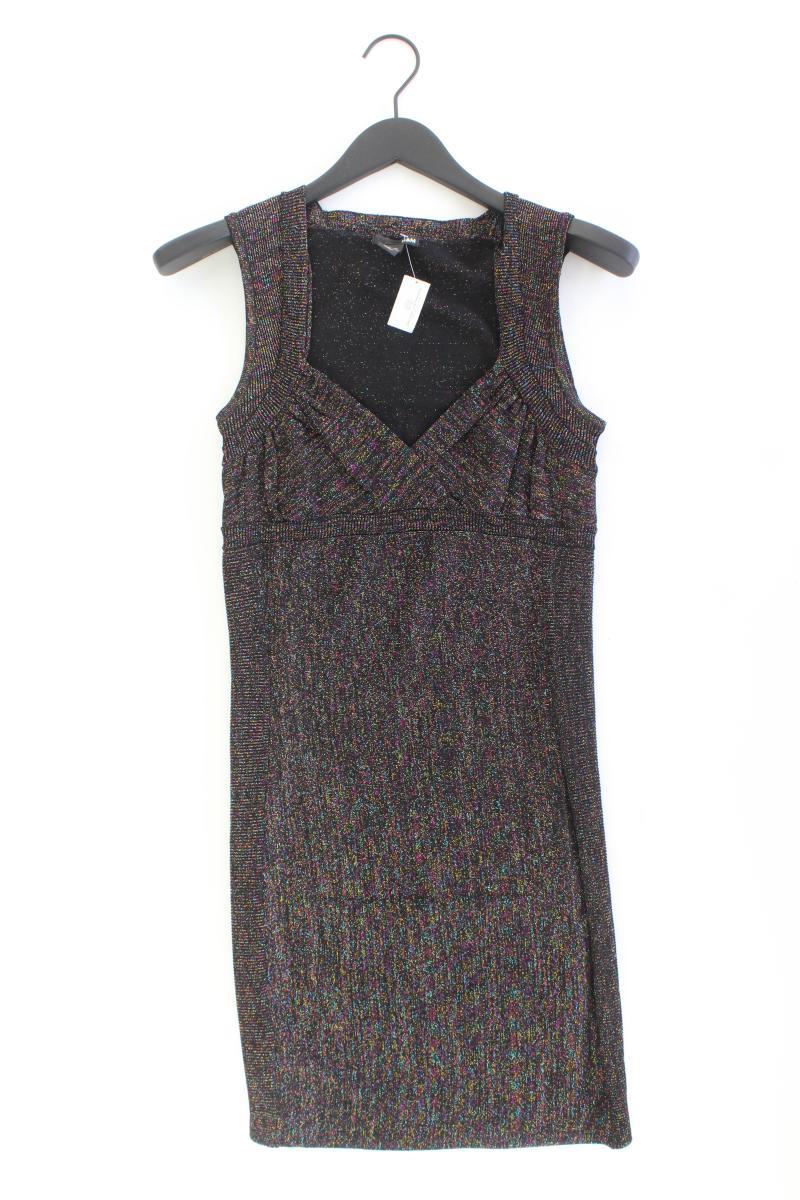 H&M Abendkleid Gr. M Ärmellos mit Glitzer mehrfarbig