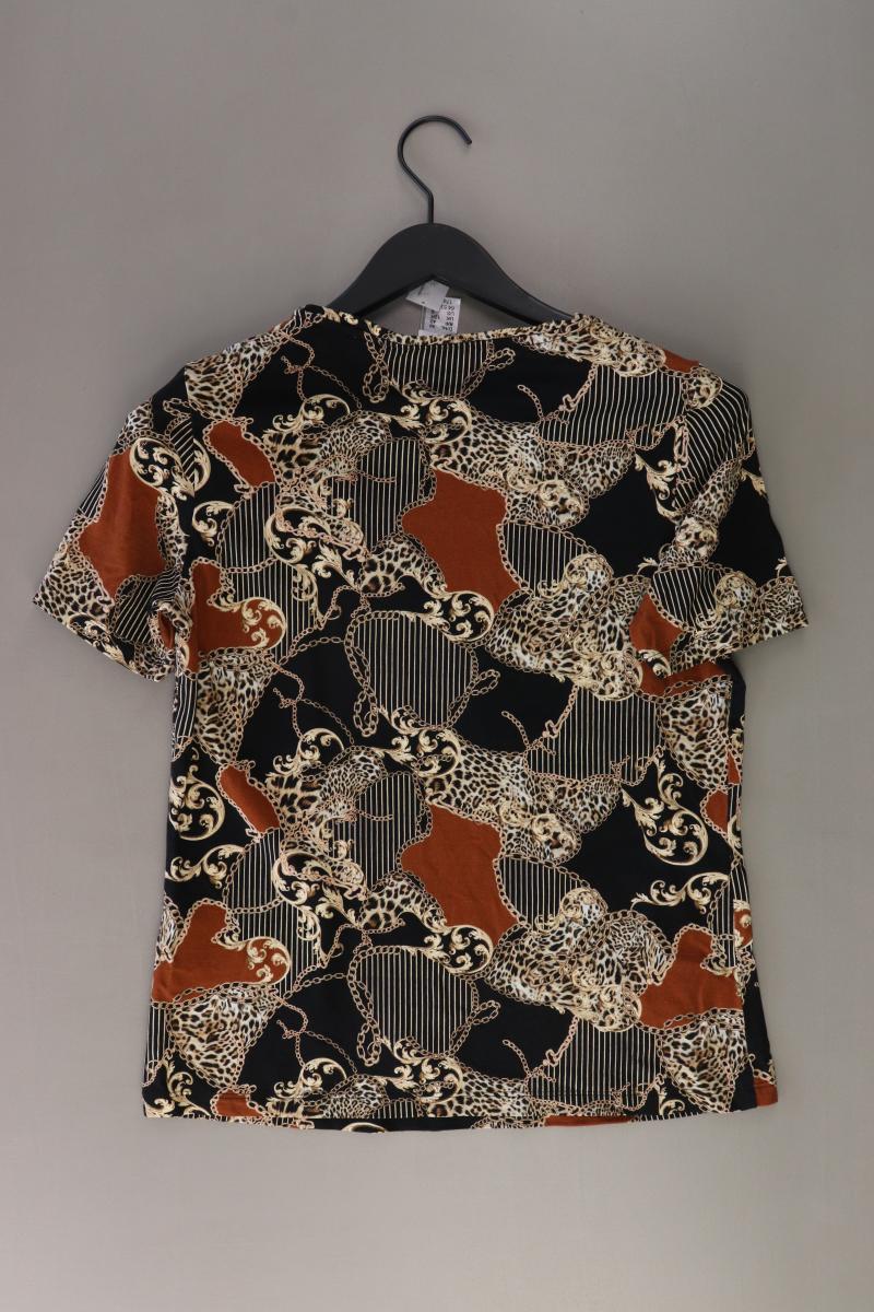 Mona Printshirt Gr. 38 Kurzarm braun aus Viskose