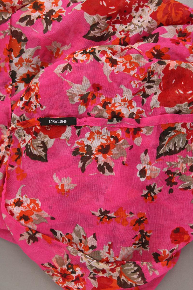 Pieces Loop mit Blumenmuster pink