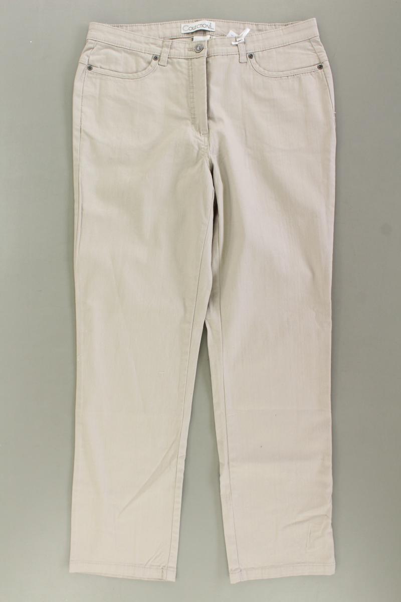 Hose Gr. 42 creme aus Baumwolle