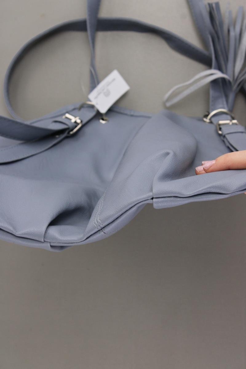 Schultertasche blau