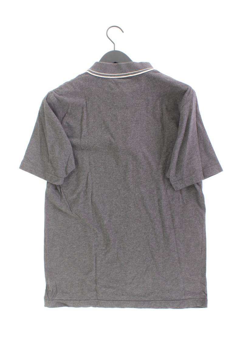 BARISAL Poloshirt für Herren Gr. M Kurzarm grau aus Baumwolle