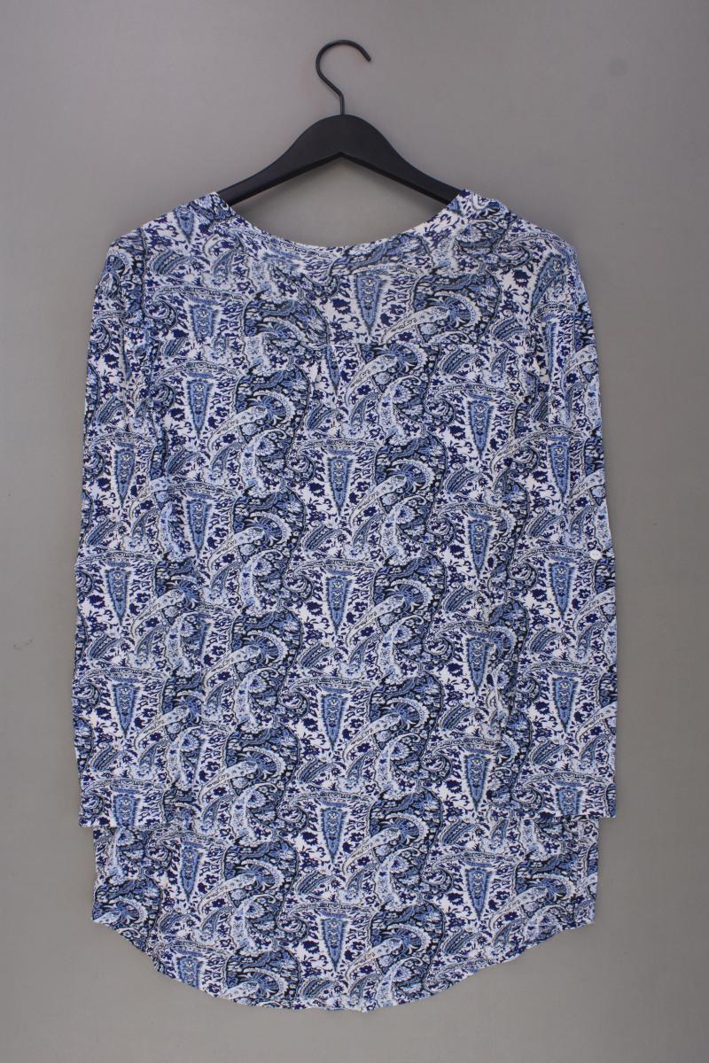 BIK BOK Shirt mit V-Ausschnitt Gr. S 3/4 Ärmel blau