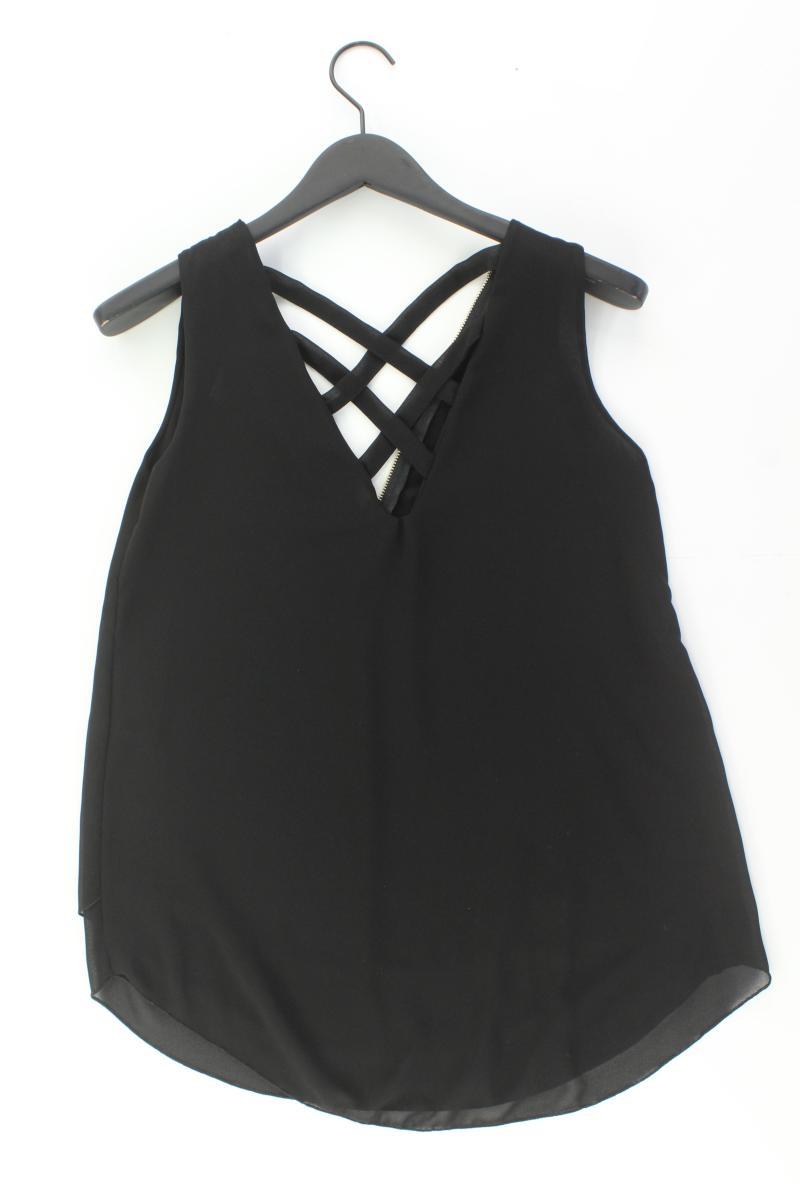 Ärmellose Bluse Gr. S schwarz aus Polyester