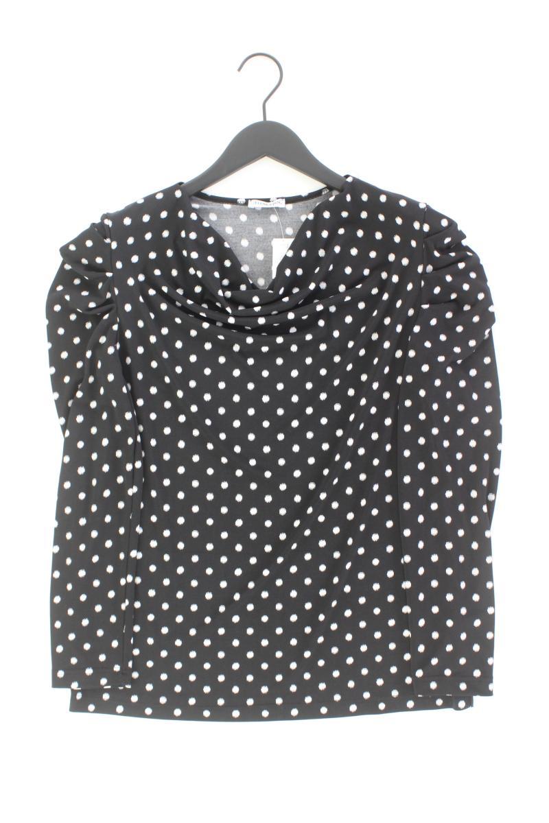 Elena Eden Langarmbluse Gr. 38 schwarz aus Polyester