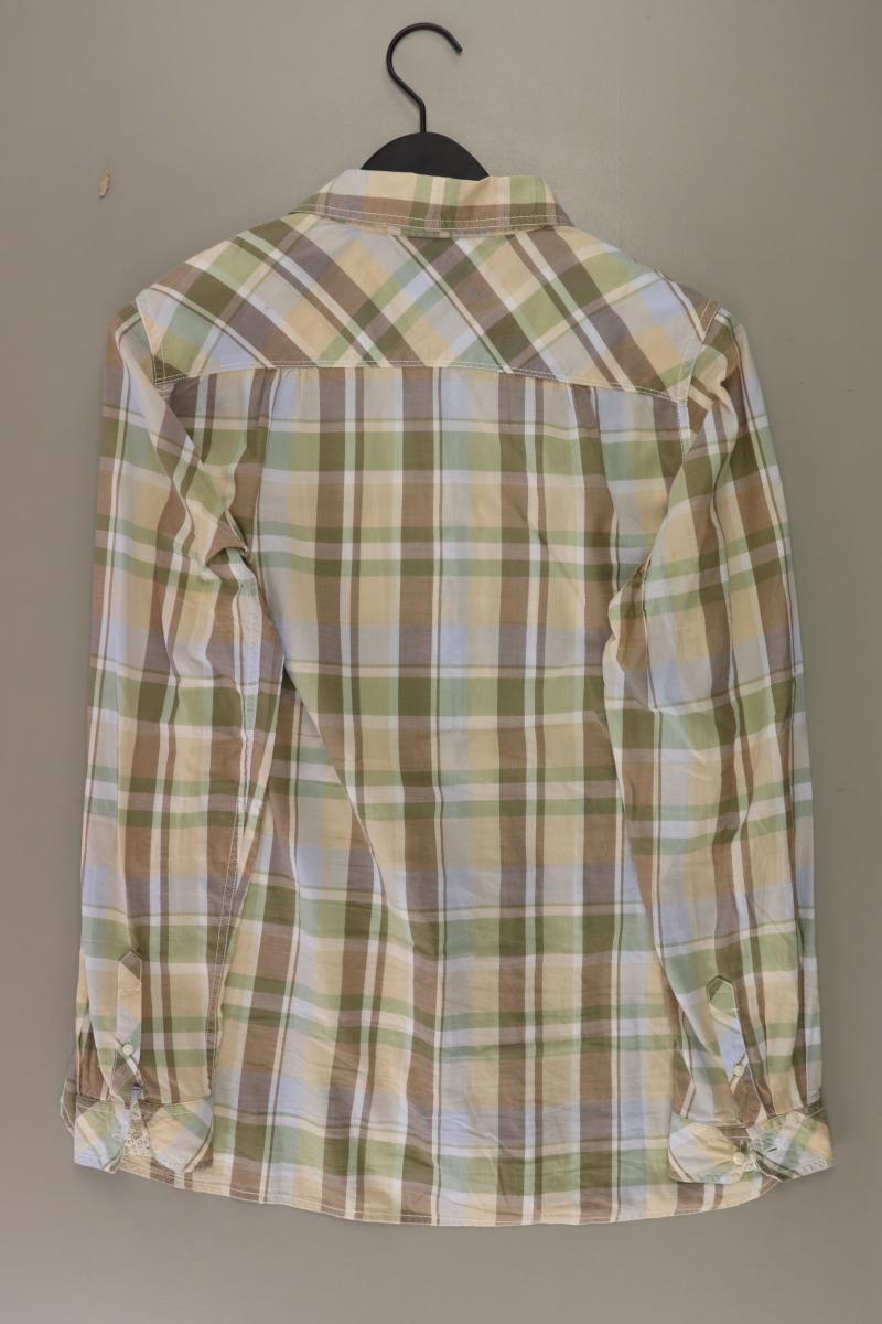 Tommy Hilfiger Karobluse Gr. 42 kariert Langarm mehrfarbig aus Baumwolle