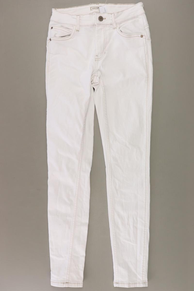 pimkie Hose Gr. 34 weiß aus Baumwolle