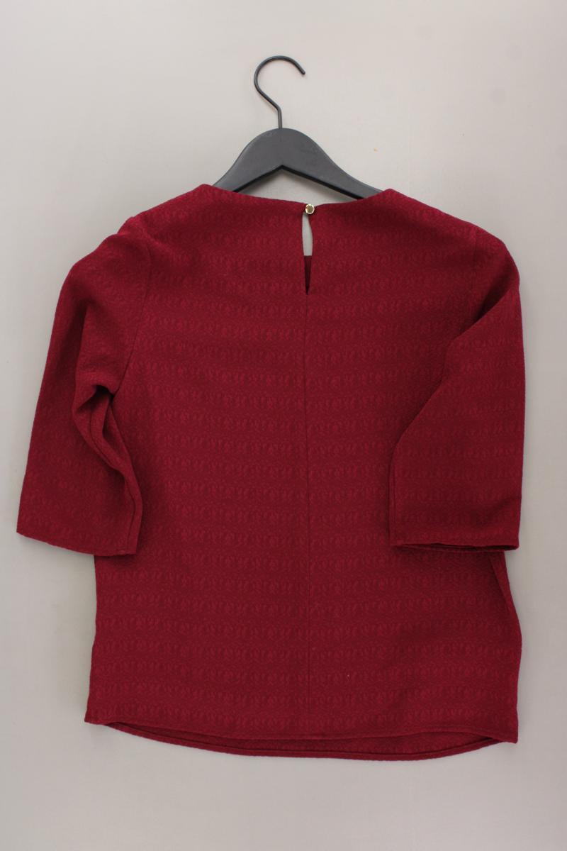 Primark Bluse Gr. 36 3/4 Ärmel rot aus Polyester