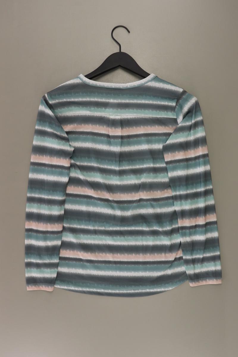 Langarmbluse Gr. M türkis aus Polyester