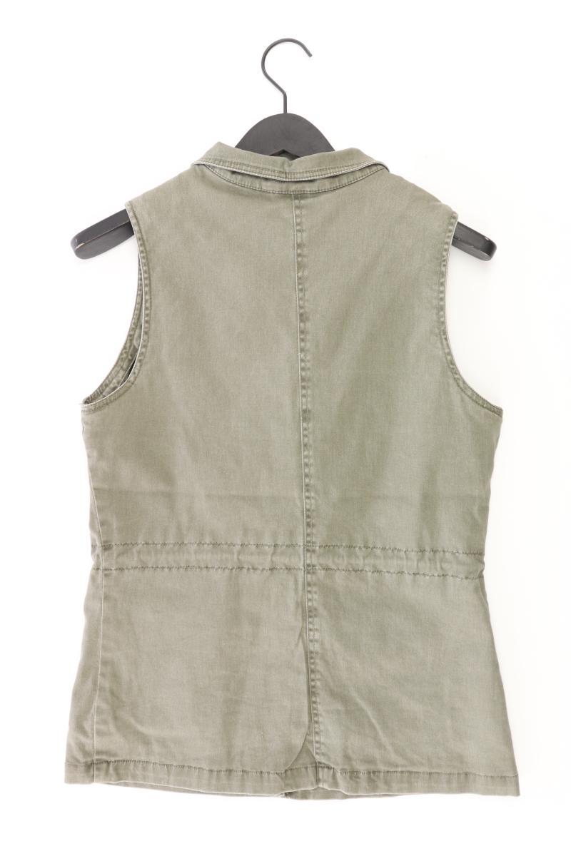 Weste Gr. 38 olivgrün aus Baumwolle