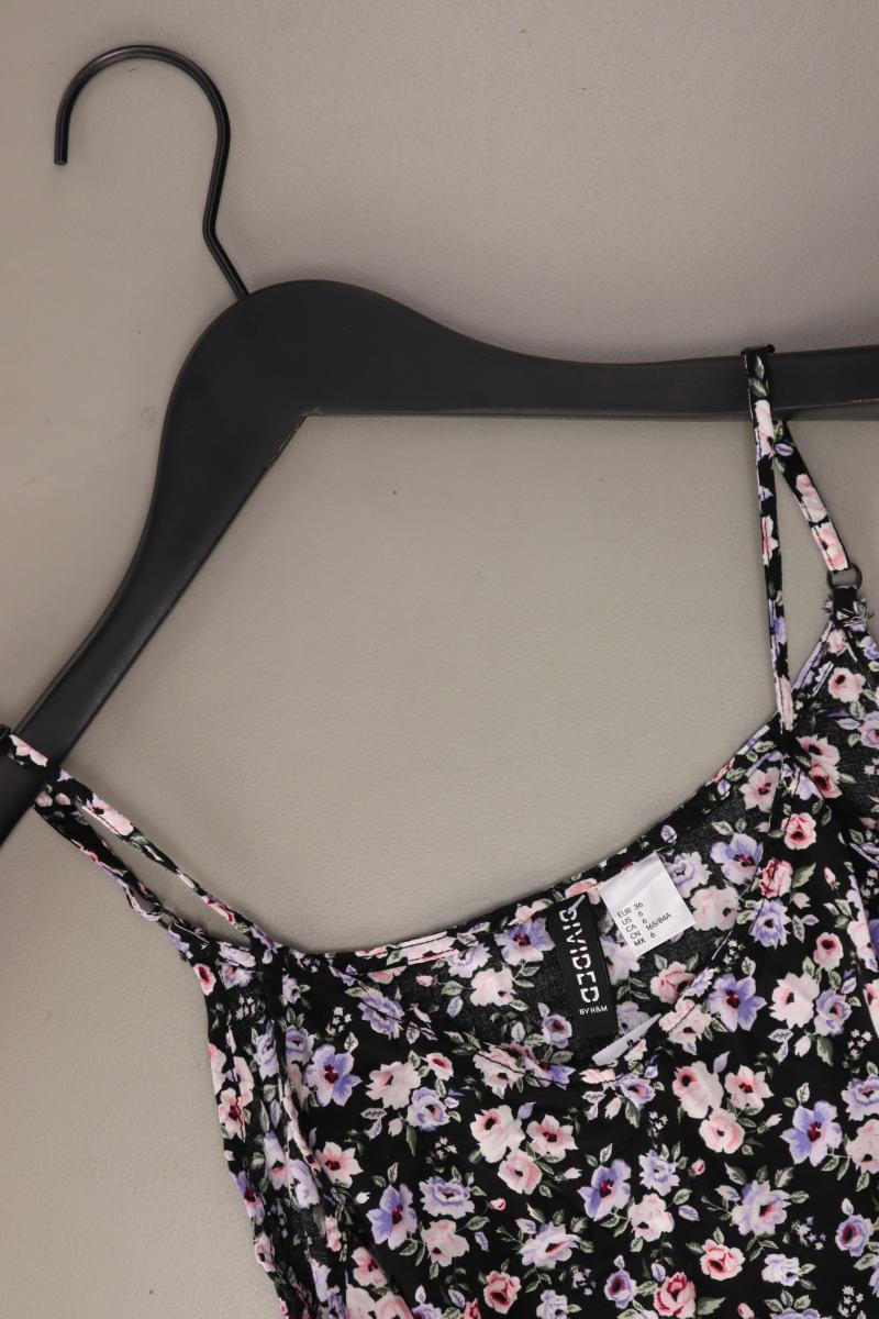 Divided by H&M Top Gr. 36 mit Blumenmuster mehrfarbig aus Viskose