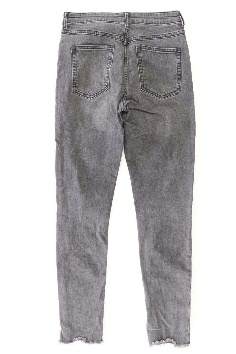 H&M Skinny Jeans Gr. 38 grau aus Baumwolle