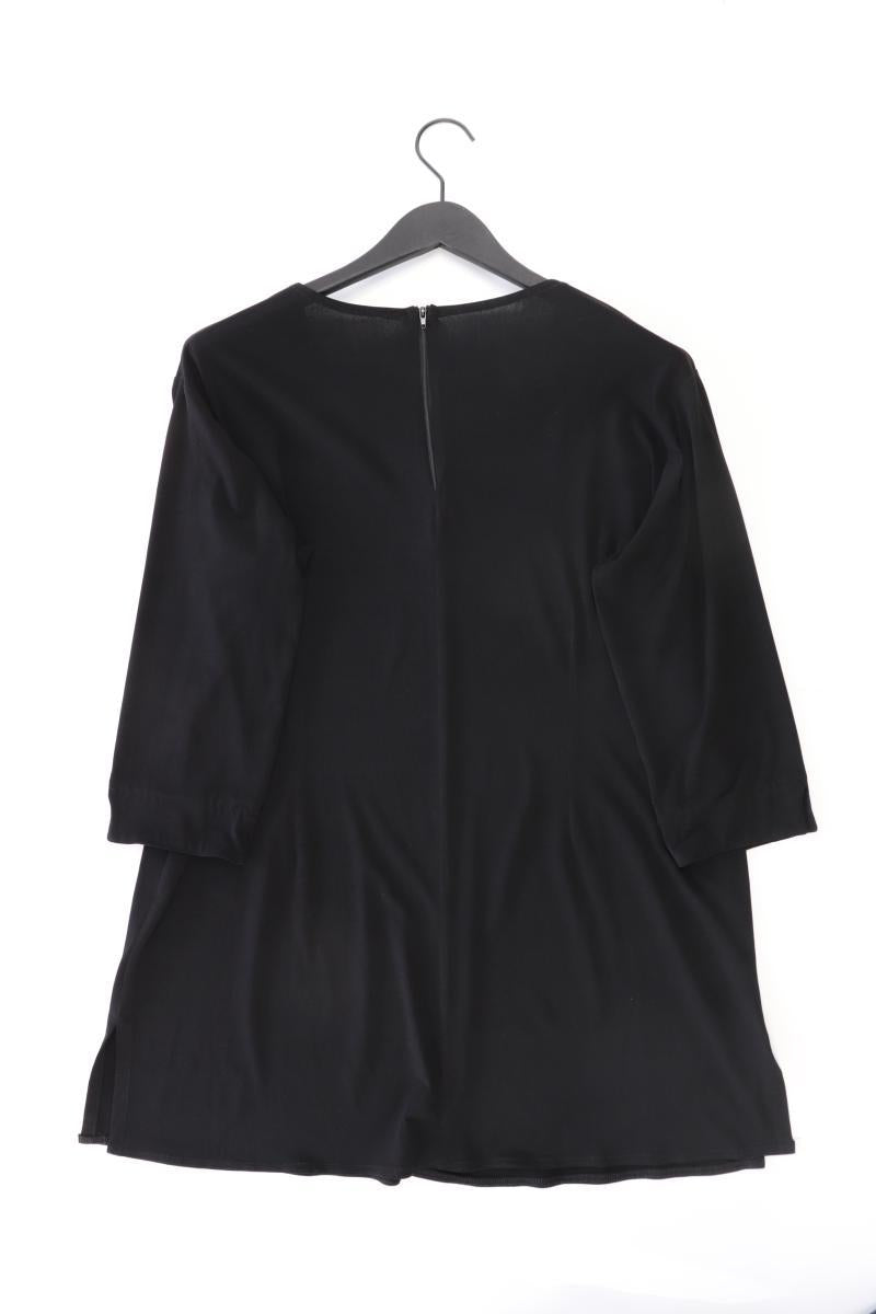 Midikleid Gr. 44 3/4 Ärmel schwarz aus Polyester