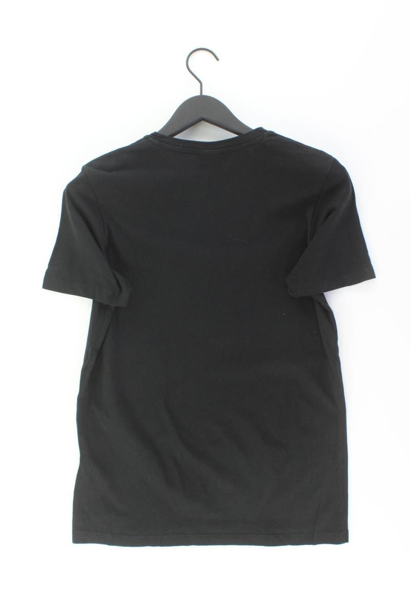Jack & Jones Printshirt für Herren Gr. S Kurzarm schwarz aus Baumwolle