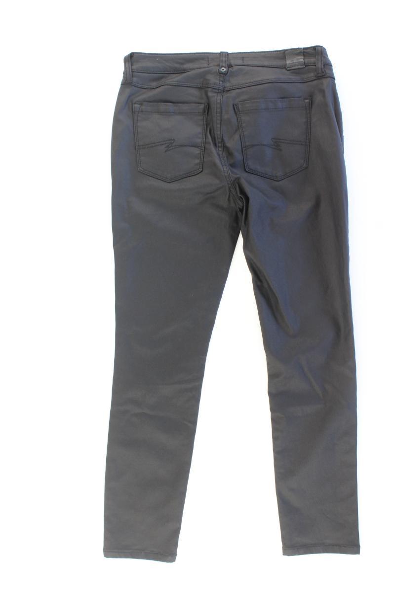 Street One Kunstlederhose Gr. W28 schwarz