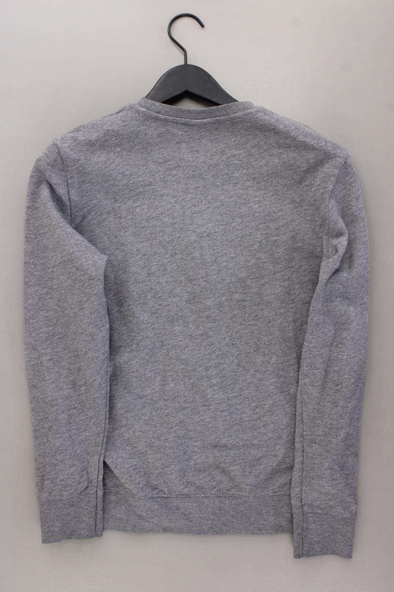 H&M Pullover für Herren Gr. S grau aus Baumwolle
