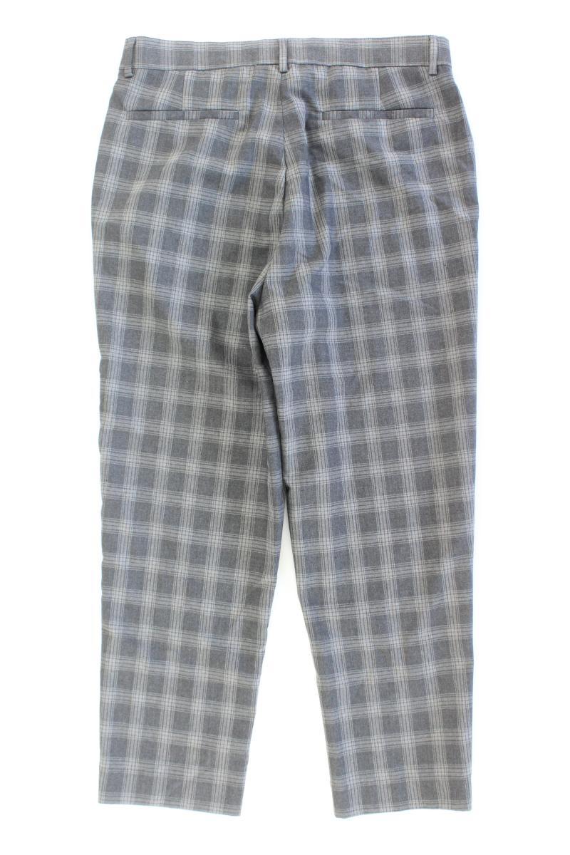 Asos 7/8 Hose für Herren Gr. W32 kariert grau aus Polyester