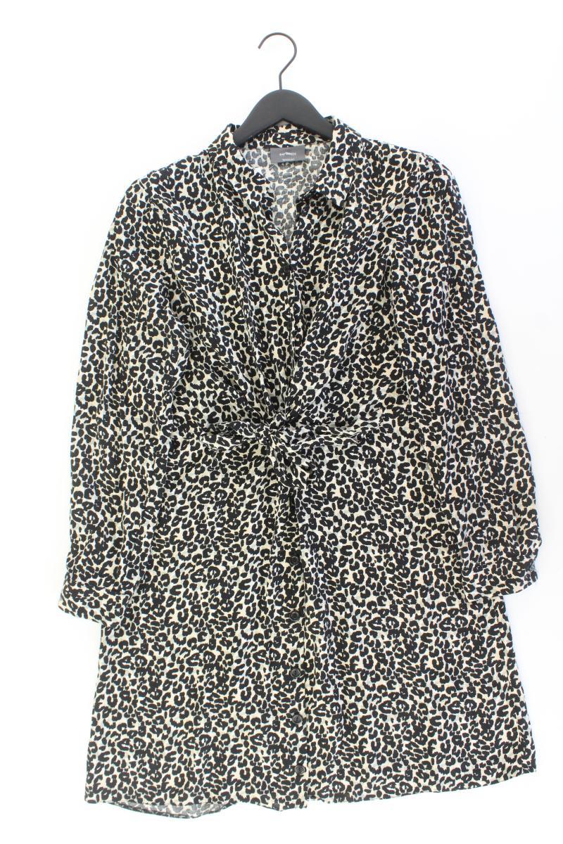 Langarmkleid Gr. 42 mit Tierdruck braun