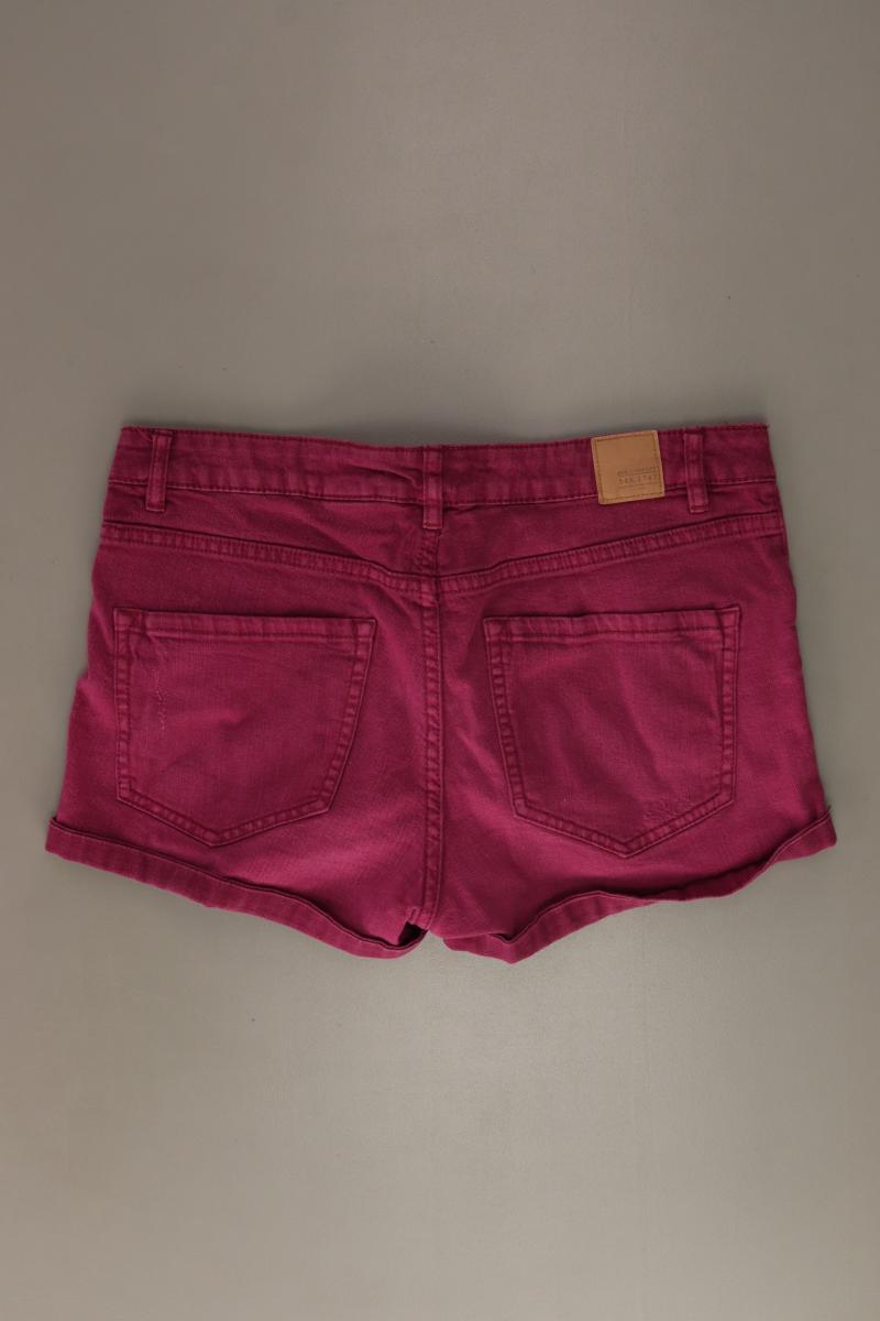 H&M Hotpants Gr. 36 lila aus Baumwolle
