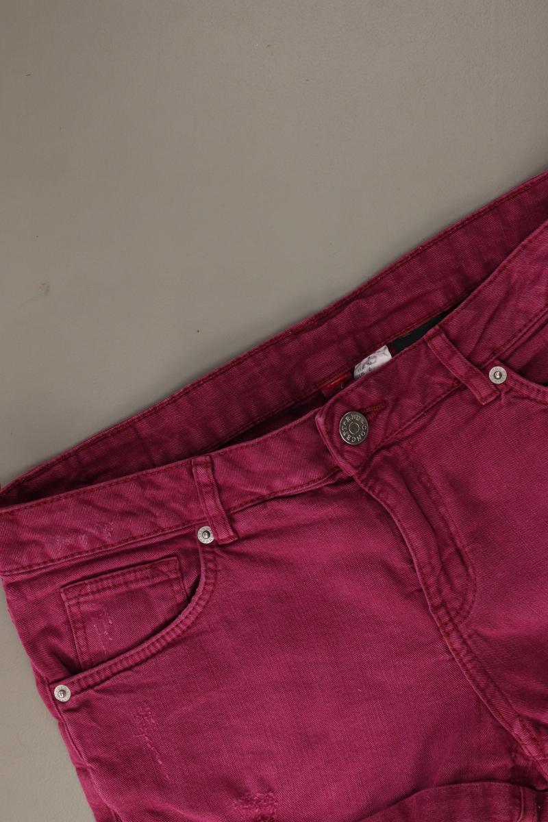 H&M Hotpants Gr. 36 lila aus Baumwolle