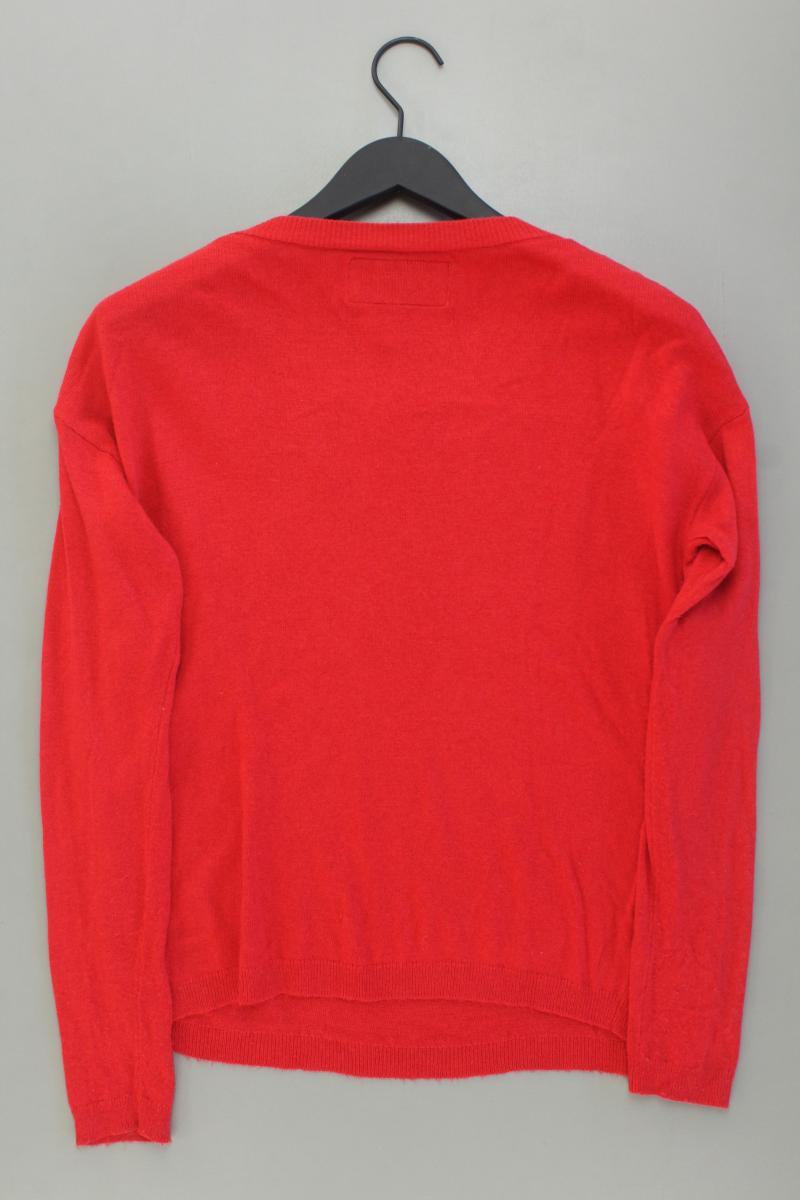 REKEN MAAR Feinstrickpullover Gr. M rot aus Viskose