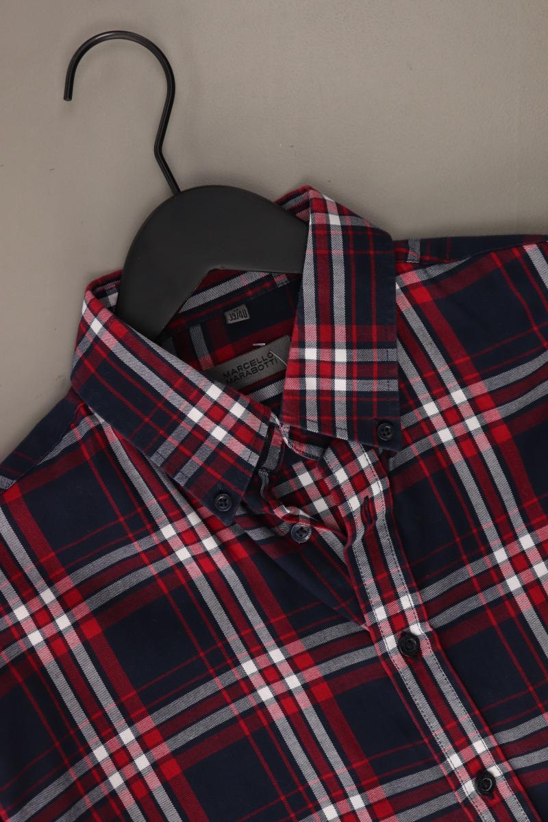Marcello Marabotti Hemd für Herren Gr. Hemdgröße 39/40 kariert Langarm