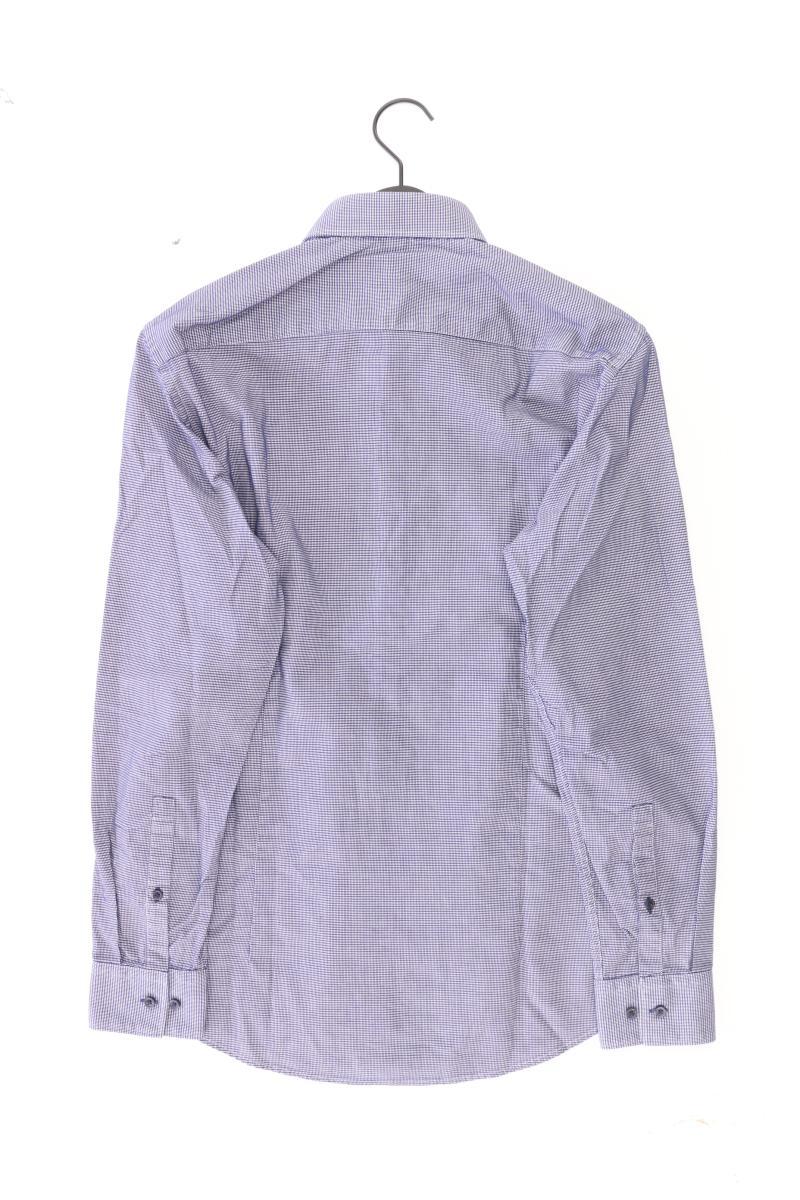 Jake*s Langarmhemd für Herren Gr. Hemdgröße 39 blau aus Baumwolle