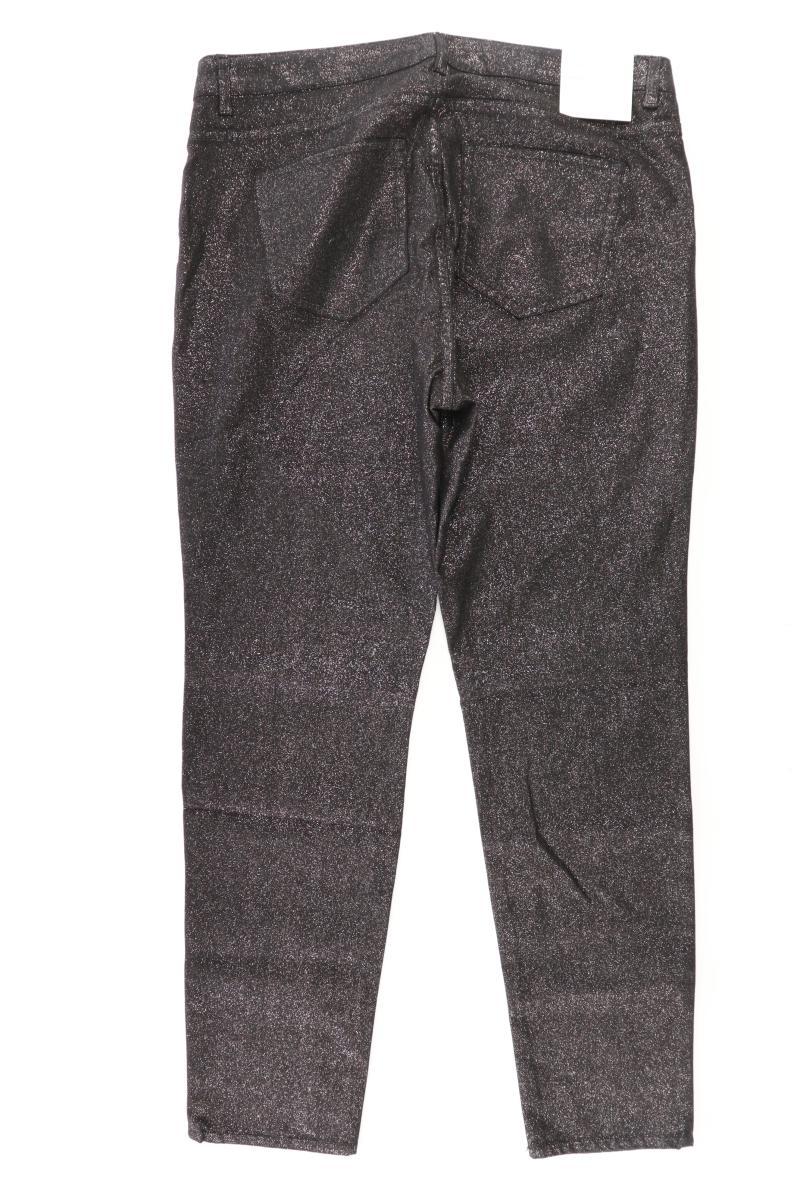 H&M Straight Jeans Gr. 44 neu mit Etikett mit Glitzer schwarz aus Polyester