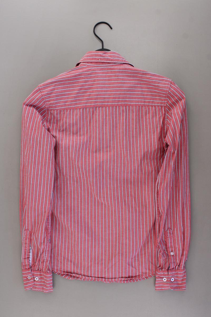 H&M L.O.G.G. Langarmbluse Gr. 38 gestreift rosa aus Baumwolle