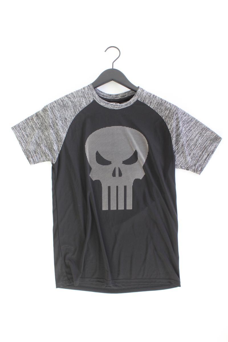 T-Shirt für Herren Gr. S Kurzarm schwarz