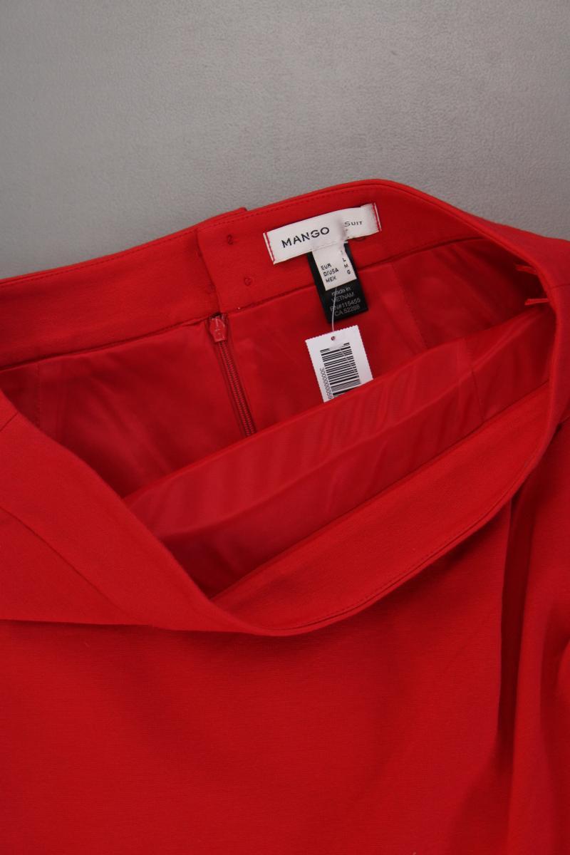 Mango Bleistiftrock Gr. M rot aus Viskose