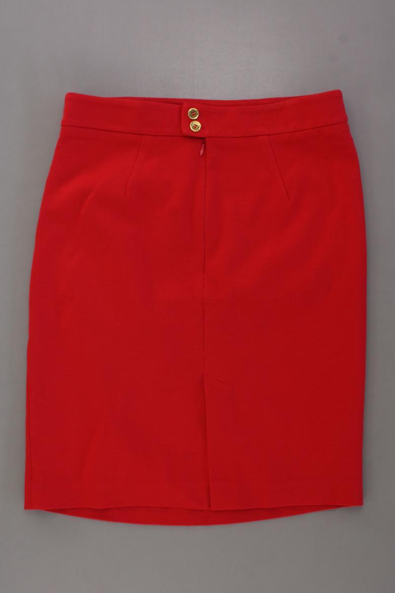 Mango Bleistiftrock Gr. M rot aus Viskose