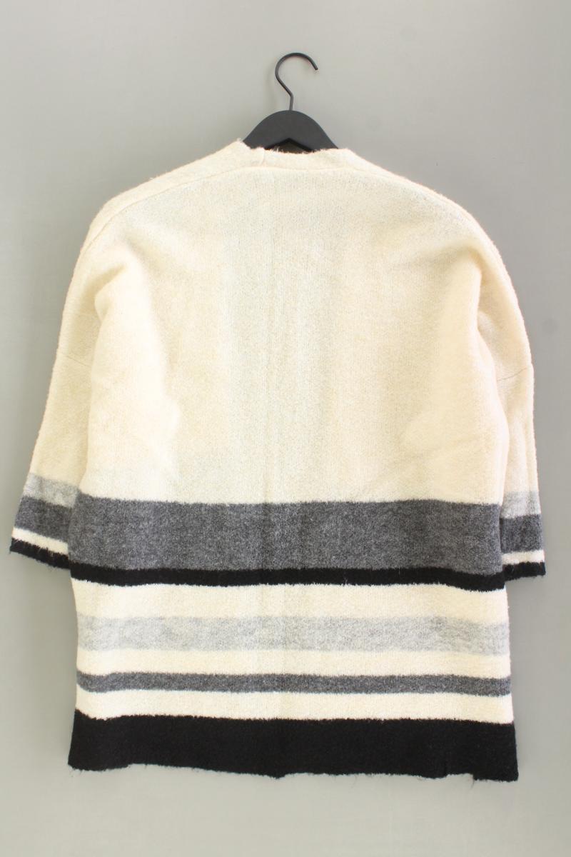 Strickjacke Gr. M 3/4 Ärmel creme aus Polyacryl