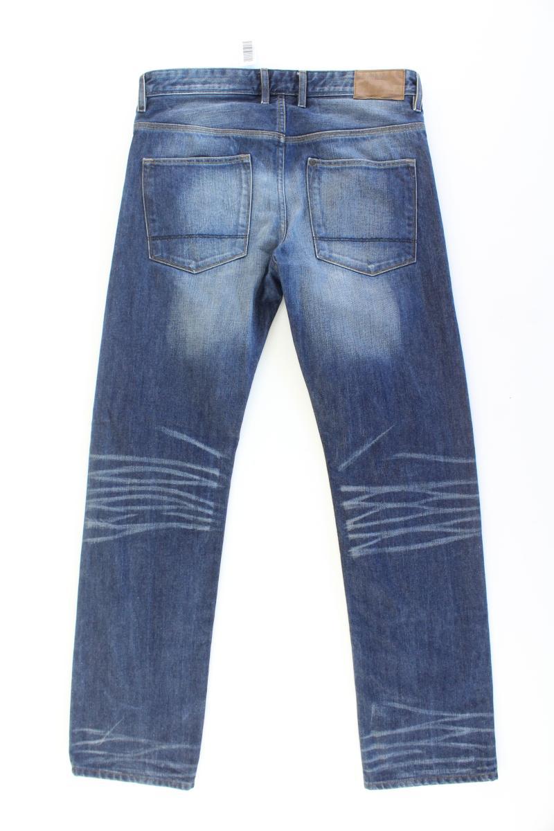 H&M Straight Jeans für Herren Gr. S blau