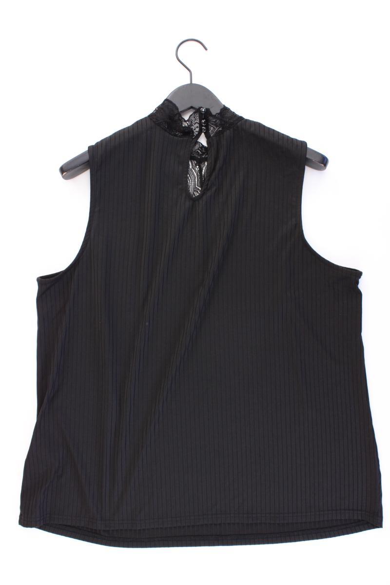 Zizzi Ärmellose Bluse Gr. 50/52 schwarz aus Polyester