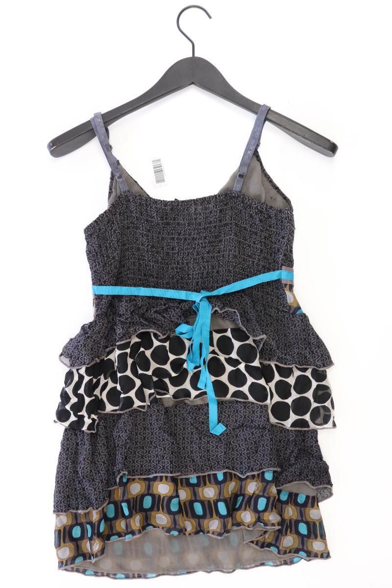 Trägerkleid Gr. 40 mit Gürtel mehrfarbig