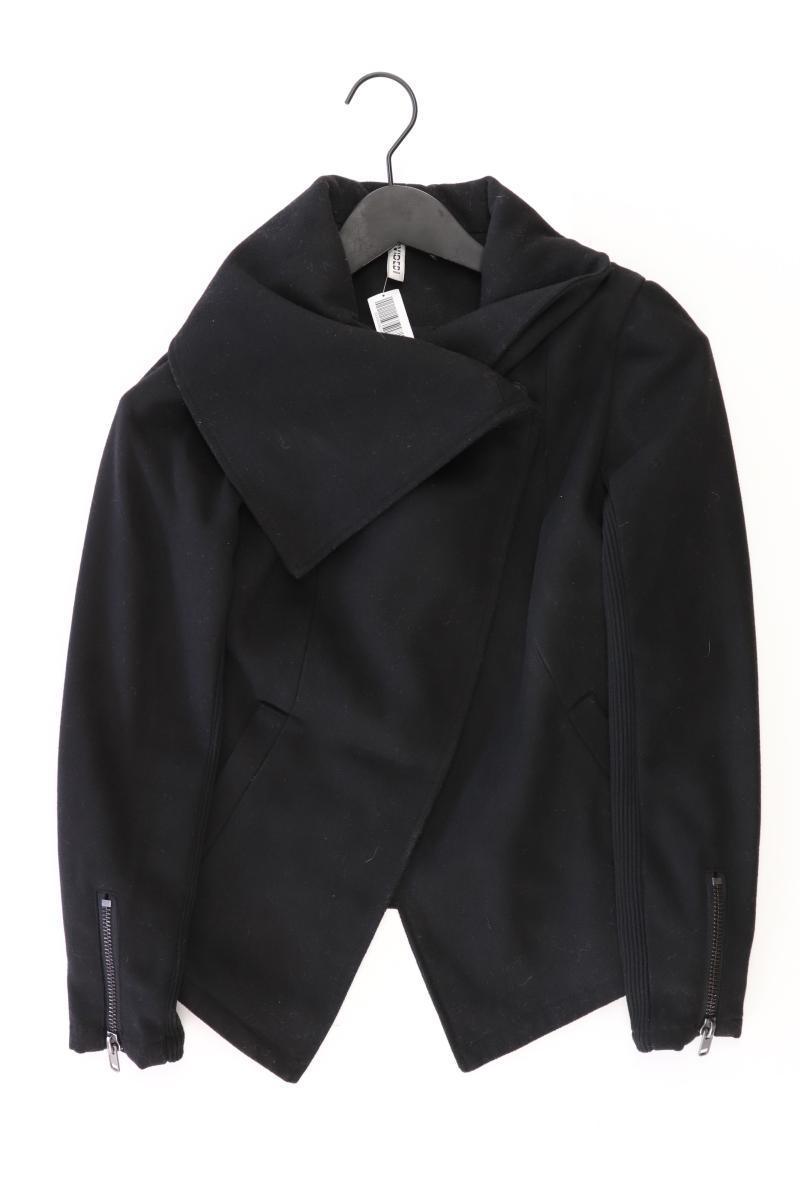 H&M Wickeljacke Gr. 34 schwarz aus Polyester