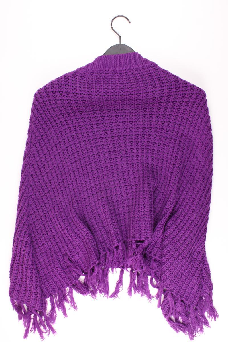 Grobstrickpullover Gr. S/M lila aus Polyacryl