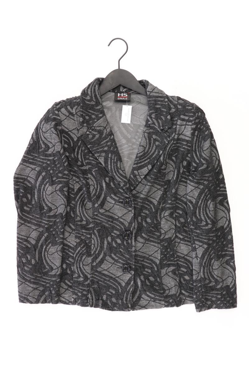 Blazer Gr. 44 grau aus Viskose