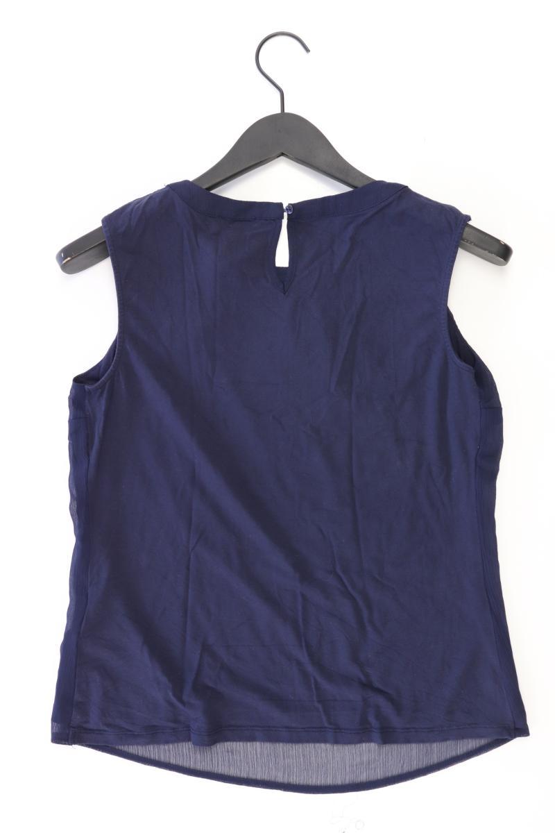 Orsay Schluppenbluse Gr. M Ärmellos blau aus Polyester