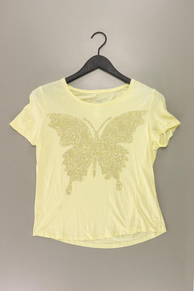 Gerry Weber T-Shirt Gr. 38 Kurzarm gelb aus Baumwolle