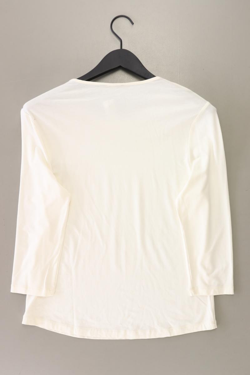 Walbusch Shirt Gr. 36 3/4 Ärmel mit Pailletten creme aus Viskose