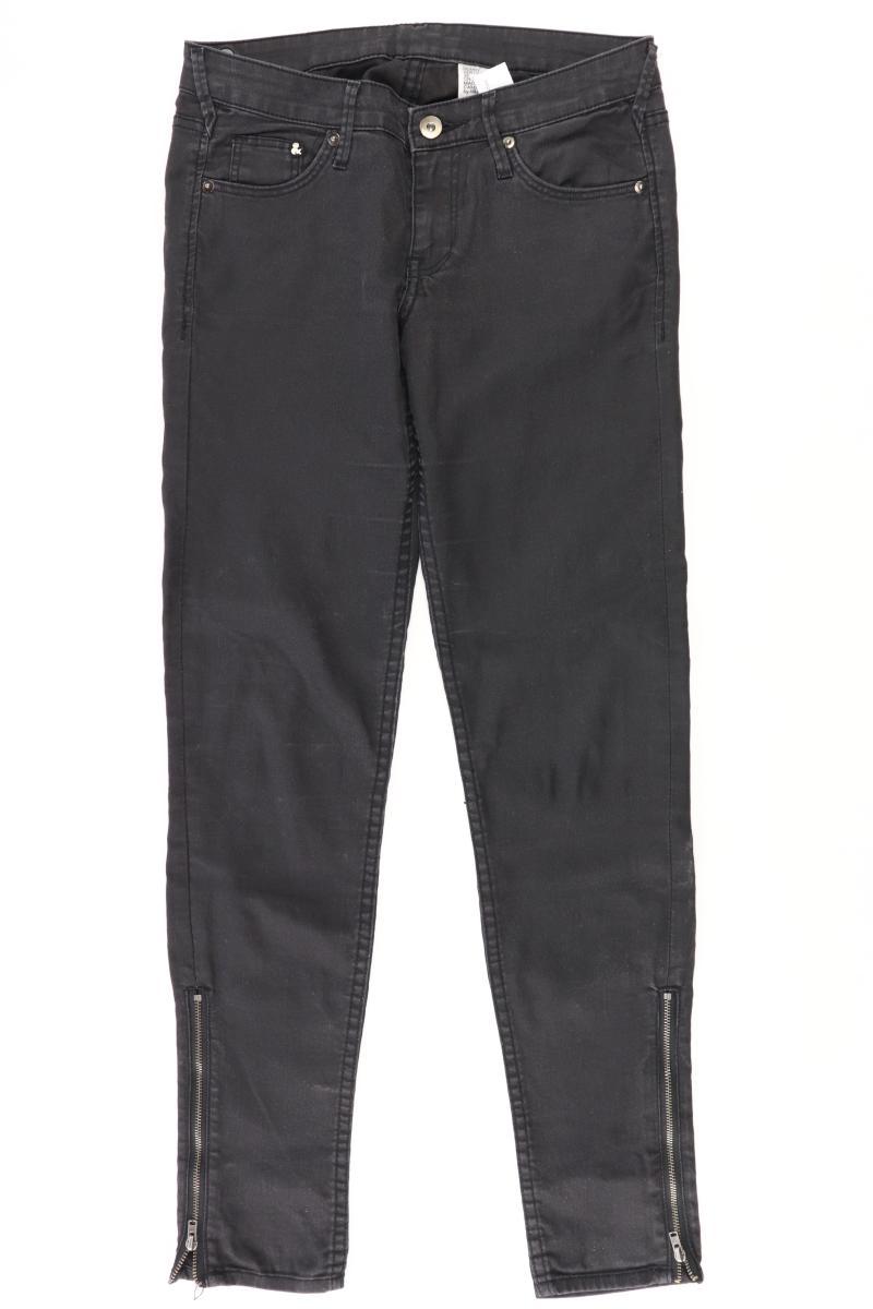 H&M Skinny Jeans Gr. W26 grau aus Baumwolle