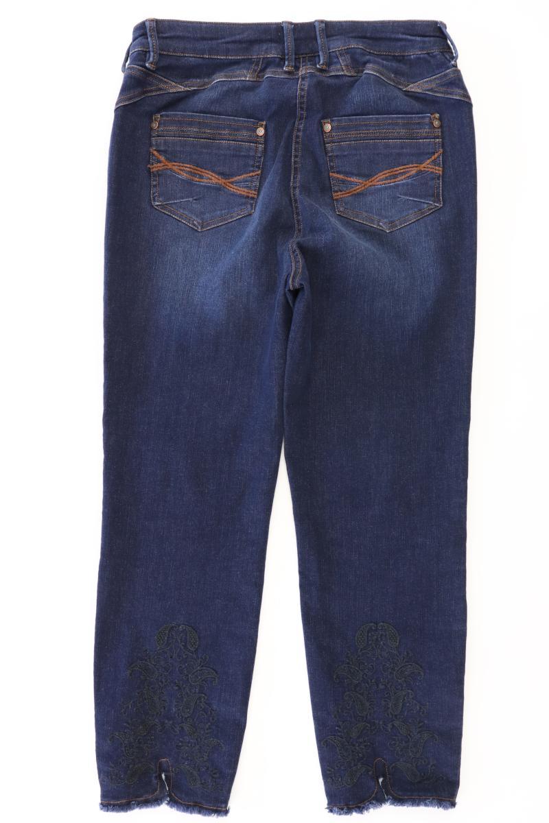 Mona 7/8 Jeans Gr. Kurzgröße 19 blau aus Baumwolle
