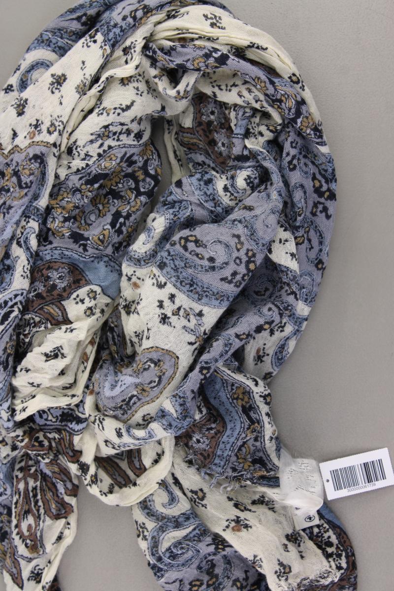 Tom Tailor Tuch mit Blumenmuster blau aus Viskose